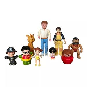 Little People Fisher Price 1987-now LOT OF 9‎ Figures
